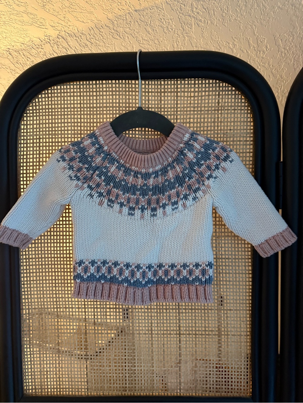 Little Planet by Carters Baby Girls Organic Cotton Fair Isle Sweater 3 Months